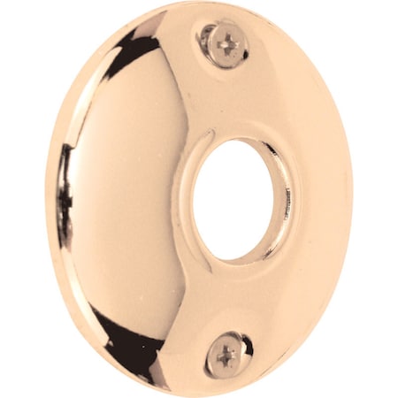 Prime-Line Prime-Line Brass Plated Steel Door Knob Rosettes 2 pk E 2282